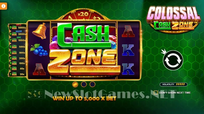Cara cerdas memilih taruhan di Game Colossal Cash Zone